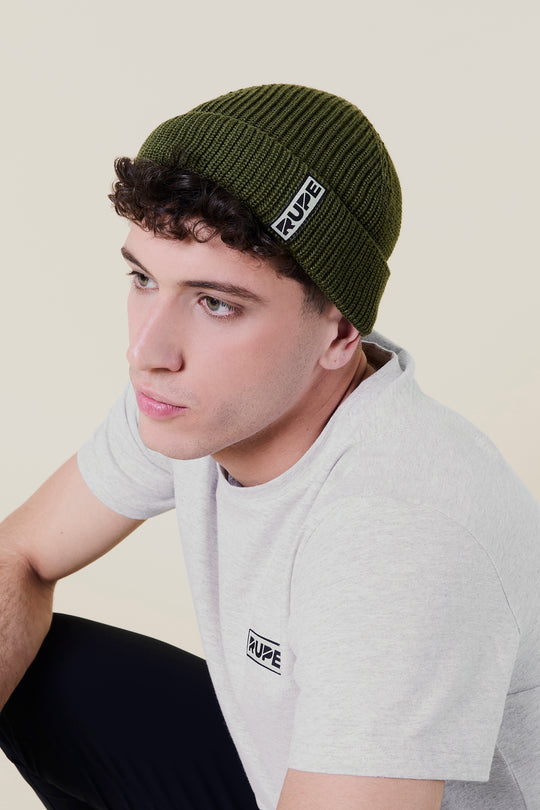 Cappellino Docker Rupe by Brazz - Verde militare - Beanie