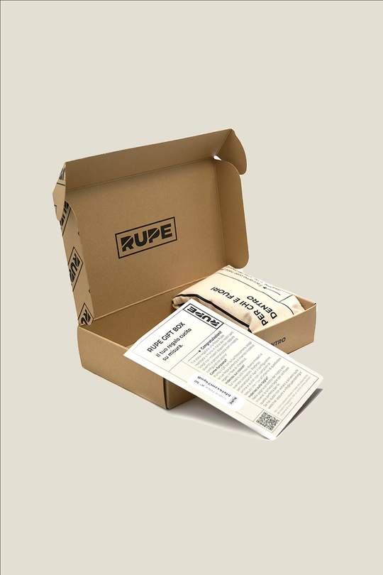 Rupe Gift Box - Felpa personalizzata realizzata a mano + box campionario tessuti